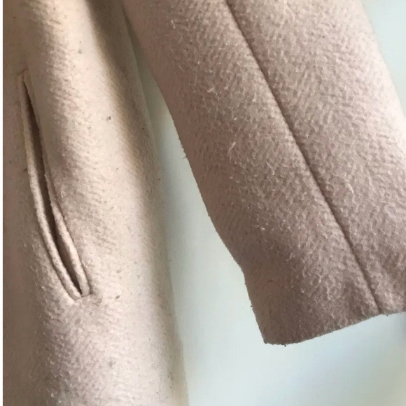 Zara Cream Teddy Jacket for Women - Picture 6 of 7